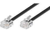 Nätverkskabel - Pro Modular telephone cable - Svart - 10m - 4040849503191