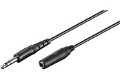 Ljudkabel - Pro AUX headphone and audio extension cable 3-pin 6.35 mm - 4040849504280