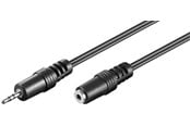 Ljudkabel - Pro AUX audio extension cable 2.5 mm stereo - 4040849504587