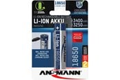 Battery - ANSMANN 1 Ansmann Li-Ion 18650 3400mAh 3.6V Micro-USB - 1307-0003