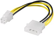 Strömkabel (intern) - Pro PC power cable/adapter 5.25 inch male to ATX12 P4 4-pin - 4040849513626