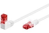 Nätverkskabel - Pro LAN CAT 6 U/UTP - 90° - Vit - 5m - 4040849515255