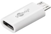 USB-kabel - Pro Micro-USB to USB-C adapter- black - 4040849555503
