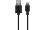 USB-kabel - Pro USB-A <-> USB-C - 2m - USB 2.0 - Svart - PUSB2.0-AC-BLK-2M