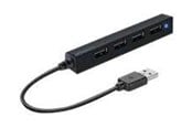USB Hub - Speed-Link SPEEDLINK SNAPPY SLIM USB Hub - 4 porte - Svart - SL-140000-BK