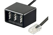 Nätverkskabel - Pro TAE adapter - Svart - 0.2m - 4040849680243