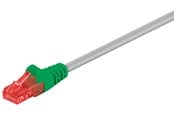 Nätverkskabel - Pro CAT 6 Crossover-patch cable U/UTP - Grå - 1m - 4040849684715