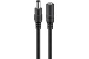 Strömkabel (extern) - Pro 2.1 mm DC extension cable Black - 4040849714009