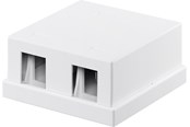Kabel sleeve - Pro Keystone empty housing 2 port - 4040849793660