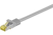 Nätverkskabel - Pro LAN CAT 6A S/FTP - Grå - 1m - 4040849915949