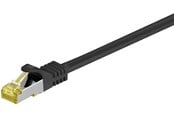 Nätverkskabel - Pro LAN CAT 6A S/FTP - Svart - 1m - 4040849915994