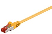 Nätverkskabel - Pro LAN CAT 6 S/FTP - Gul - 0.1m - 4040849924538