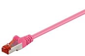 Nätverkskabel - Pro LAN CAT 6 S/FTP - Rosa - 7.5m - 4040849955259