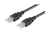 USB-kabel - Pro USB-A <-> USB-A - 1.8m - Svart - 4040849935930