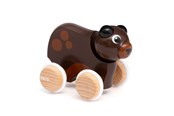 Babyleksaker - Brio Push Along Bear - 30338