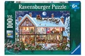 Pusselspel - Ravensburger Christmas At Home 100p - 10112996