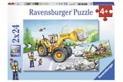 Pusselspel - Ravensburger Digger At Work 2x24p - 78028