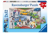 Pusselspel - Ravensburger Blue Lights On The Way 2x12p - 10107578