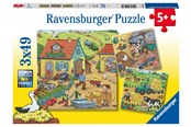 Pusselspel - Ravensburger On The Farm 3x49p - 10105078