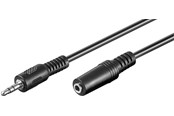 Ljudkabel - Pro Headphone and audio AUX extension cable 3-pin 3.5 mm - 4040849504310