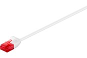Nätverkskabel - Pro CAT 6 slim patch cable U/UTP.white - 4040849936951