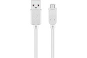 USB-kabel - Pro USB 2.0 Hi-Speed cable white - 4040849961922