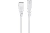 Strömkabel (intern) - Pro Extension cord C7/C8 2 m white - 4040849972003