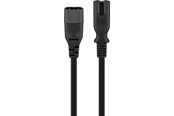 Strömkabel (extern) - Pro Extension cord C7/C8 2 m black - 4040849972010