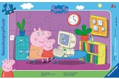 Pusselspel - Ravensburger Peppa In Front Of The Computer 15pcs - 10106123