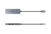 USB Hub - Aukey CB-C63 - hub - 3 ports USB Hub - USB 3.1 - 3 porte - Grey - CB-C63