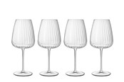 Bordsdukning - Luigi Bormioli Red wine glass bordeaux Optica 70 cl 4 pcs. - 24701