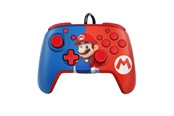 Spel Tillbehör - PDP Faceoff Deluxe+ Audio Wired Controller - Mario - Wired Controller - 500-134-EU-C1MR
