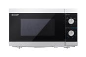 Mikrovågsugn / Mini-ugn - Sharp YC-MG01E-S - microwave oven with grill - freestanding - silver/black - YC-MG01E-S