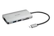 Dockning - Kensington UH1400P USB-C 8-in-1 Driverless Mobile Dock - K33820WW