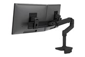 Monitorfäste - Ergotron LX Dual Direct Arm Low-Profile Top Mount C-Clamp - 45-609-224