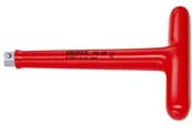 Verktyg för elarbeten - KNIPEX T-handtag, med ytterfyrkant 3/8" eller 1/2" - 98 40