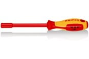 Verktyg för elarbeten - KNIPEX Hylsskruvmejsel, med skruvmejselhandtag - 98 03 07
