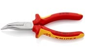Handverktyg  - KNIPEX Tänger med flata, runda käftar och skär, (Radiotänger) - 2526160