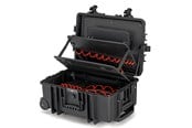 Verktyg - KNIPEX Verktygsväska ”Robust45 Move” elektro, tom, med integrerade hjul och teleskophandtag - 00 21 37 LE