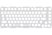 Tangentbord - Glorious GMMK PRO 75 % Switch Plate - ANSI - Polycarbonate - Uppgradera tillbehör - Silver - GLO-ACC-P75-SP-PC