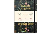 Block och Anteckningsböcker - Burde Notebook Deluxe A5 flower - 92743700