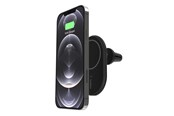 Mobile - Adapters & Chargers - Belkin BOOST CHARGEª Magnetic wireless Car Vent Mount + Car Charger CLA Black - WIC004BTBK