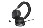 Hörlurar / Headset - Jabra Evolve2 75 Link380c UC Stereo Stand Black - 27599-989-889