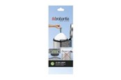 Rengöring - brabantia Size G - trash can liner - 30 L - high-density polyethylene (HDPE) - white - pack of 20 - 24 62 65
