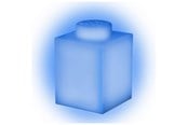 Barnlampor - Euromic LEGO Classic Silicone Brick 1000% night light with LEDlite- BLUE - 4006436-LGL-LP37