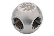 DIY vattenkylning - Bitspower Adapter T-Splitter 3x G1/4 Zoll IG - sil - BP-TMB