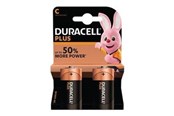 Battery - DURACELL C Plus 2-Pack - 141827