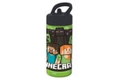 Skoltillbehör - Minecraft MINECRAFT Vattenflaska med sugrör, 410ml - 088808718-40401
