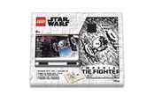 Skoltillbehör - LEGO Star Wars Notebook with 4×4 Black Brick 1 pen and 30381 Imperial Tie Fighter - 4005063-52510