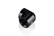 DIY vattenkylning - Bitspower 90-Degree With Dual Inner G1/4" Extender Fitting (Glorious Black) (2 PCS ) - TA-90DIA-GB